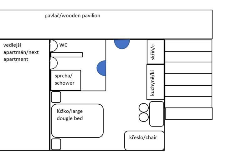 Appartement Stylovy Vesnicky V Soukromi M. Skala Cesky Raj *